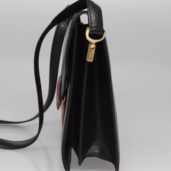 LOUIS VUITTON Epi Free Run Bicolor Shoulder Bag Red Black M52417 LV Auth SW055 - Picture 5 of 15